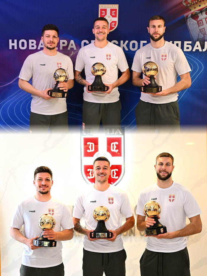 帕夫洛维奇荣膺塞尔维亚国家队金球奖 50+出场成